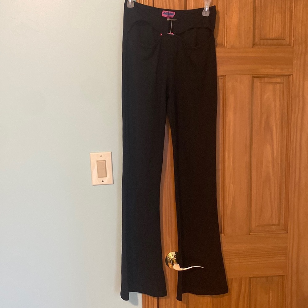 Edikted Buckle Flare Pants